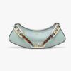 Fendi Women O’Lock Swing Mint Green Leather Pouch