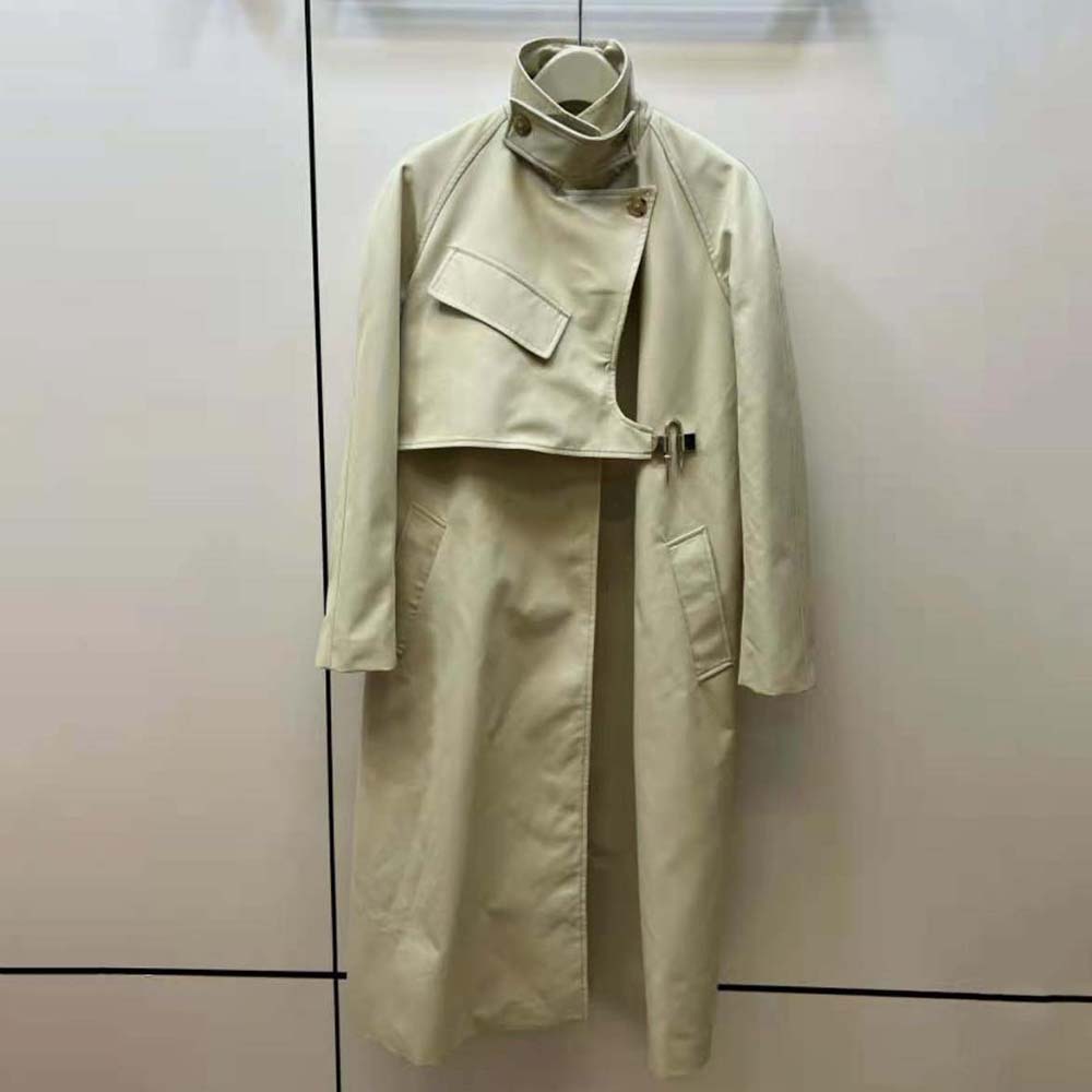 Louis Vuitton Trench coats Beige Cotton ref.458901 - Joli Closet