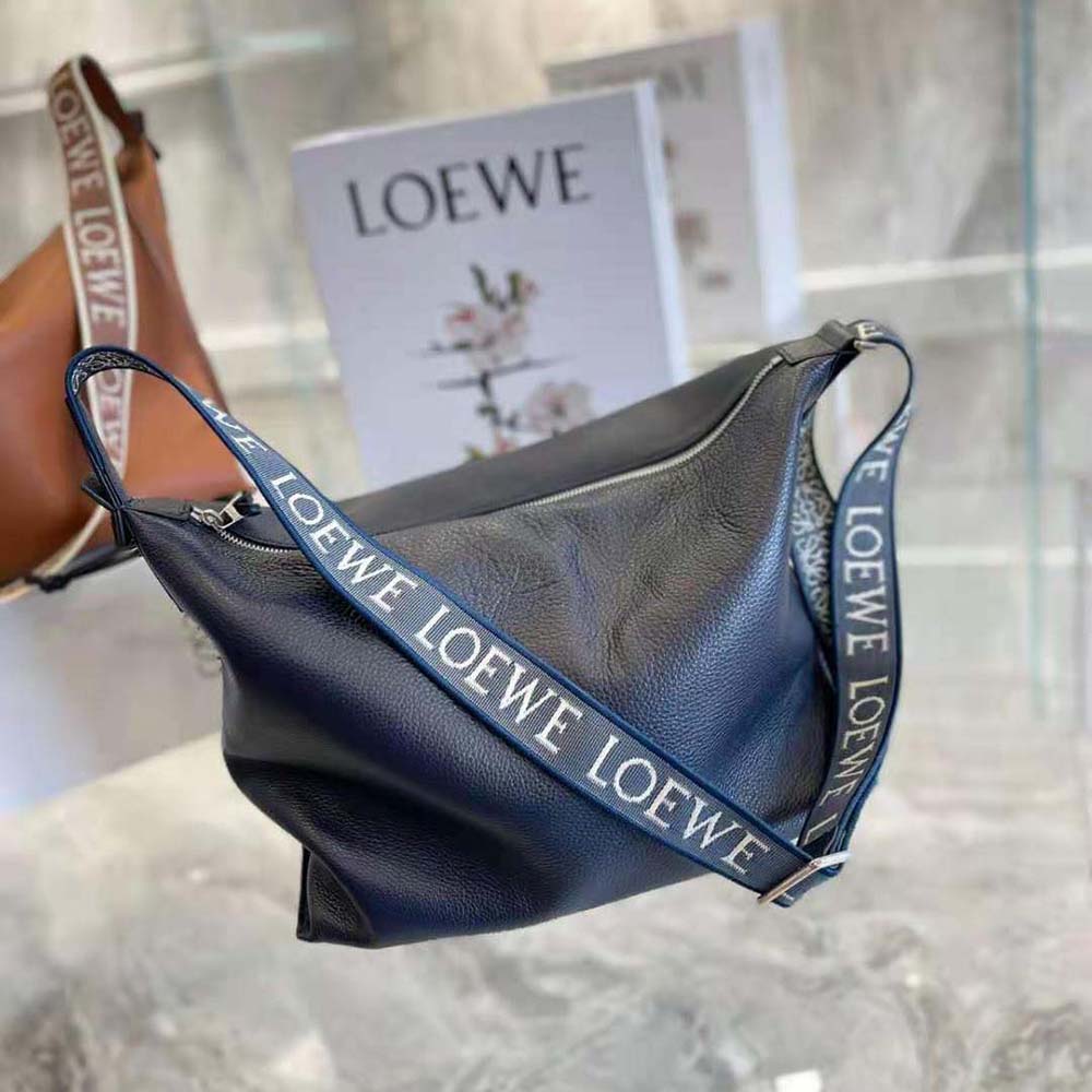 Loewe Luxury Small Cubi Crossbody bag in supple smooth calfskin and  jacquard - ShopStyle