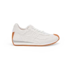 Loewe Women Flow Runner in Denim-White