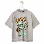 Loewe Women LOEWE Cocktail T-shirt in Cotton-Silver