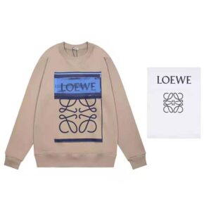 Loewe Men Photocopy Anagram Sweatshirt in Cotton-Blue