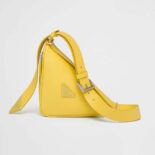 Prada Unisex Saffiano Leather Belt Bag-Yellow