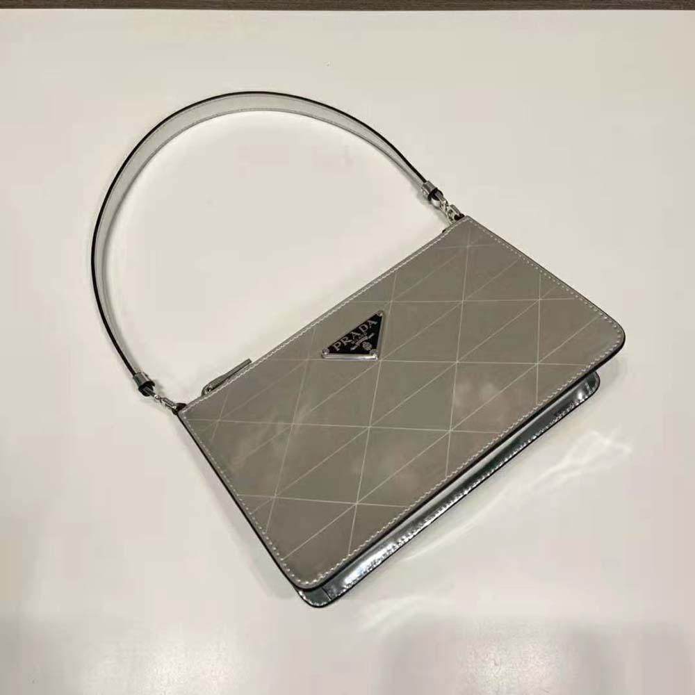 Prada 2022 Metallic Leather Mini Tote Bag - Silver Mini Bags, Handbags -  PRA746707