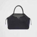 Prada Women Small Leather Handbag-Black
