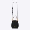 Saint Laurent YSL Women Emmanuelle Small Bucket Bag in Quilted Lambskin-Black