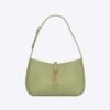 Saint Laurent YSL Women Le 5 A 7 Hobo Bag in Smooth Leather-Lime