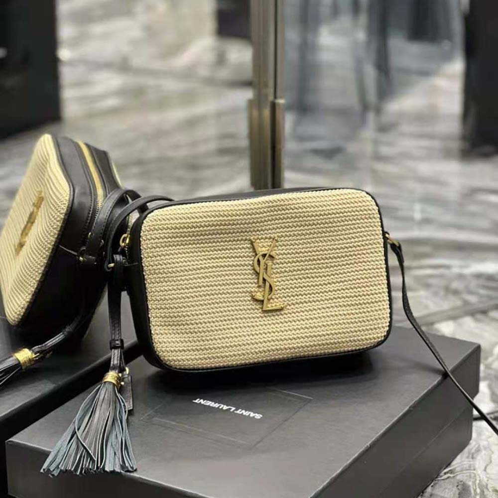 Ysl lou camera best sale bag in smooth leather