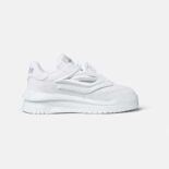 Versace Unisex Odissea Sneakers are Set on Rubber Soles with Perforated Toe Caps-White