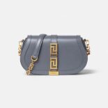 Versace Women Greca Goddess Shoulder Bag-Silver