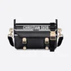 Dior Women Small Diorcamp Bag Black and White Smooth Calfskin