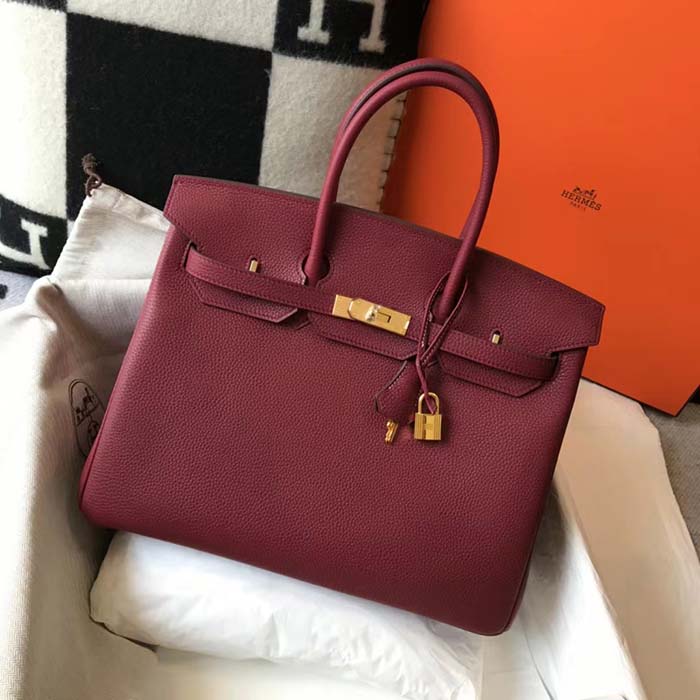 Hermès Epsom Birkin 30 - Brown Handle Bags, Handbags - HER393837