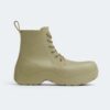 Bottega Veneta Unisex Puddle Lace-Up Ankle Boot-Green