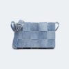 Bottega Veneta Women Cassette Medium Intreccio Denim-Effect Leather Crossbody Bag 12 Bottega Veneta Women Cassette Medium Intreccio Denim-Effect Leather Crossbody Bag