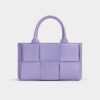 Bottega Veneta Women Mini Arco Tote Bag with Detachable Strap-Purple