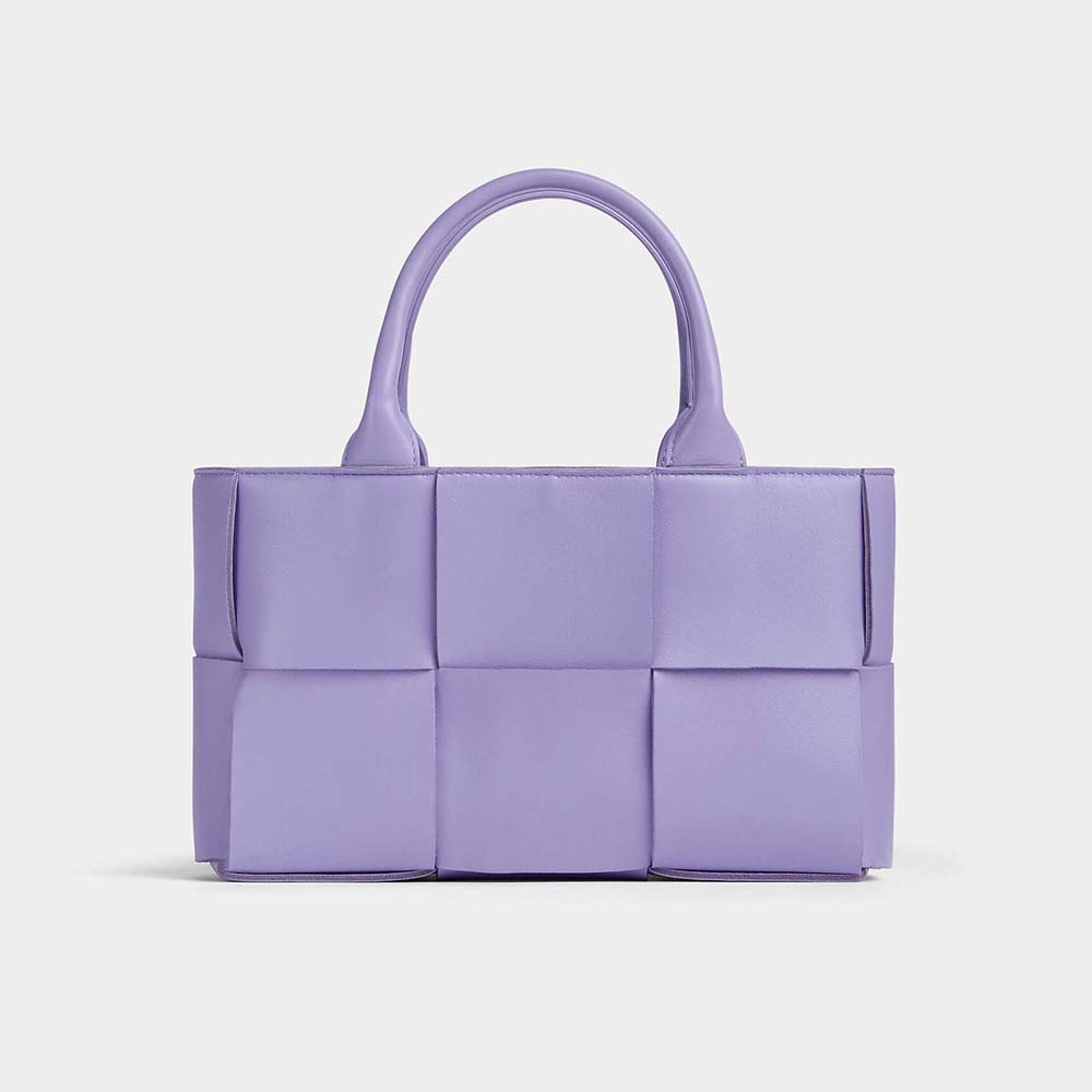 Bottega Veneta Women Mini Arco Tote Bag with Detachable Strap-Orange