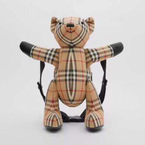 Burberry Women Exaggerated Check Thomas Bear Bum Bag