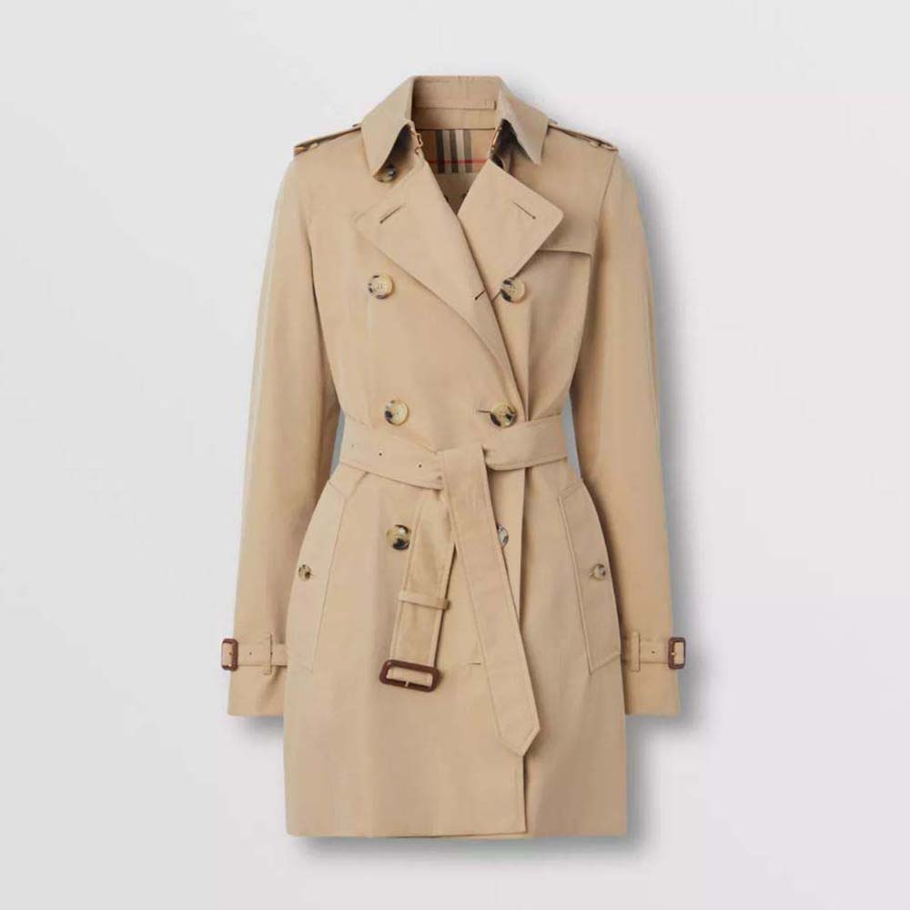 Burberry Women The Short Kensington Heritage Trench Coat