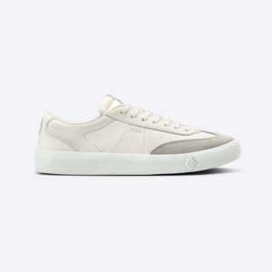 Dior Men B101 Sneaker Cream Smooth Calfskin and Greige Nubuck