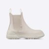 Dior Men D-Racer Ankle Boot White Calfskin