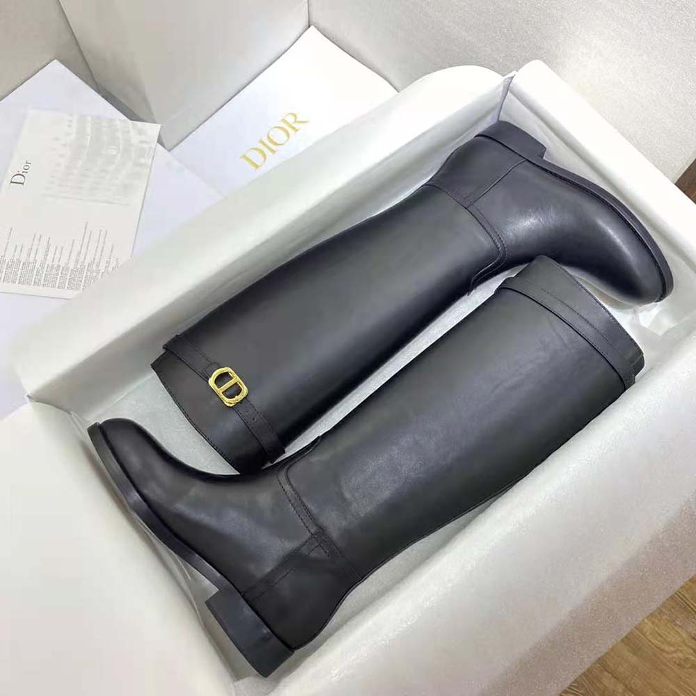 Dior Empreinte Boot Black Soft Calfskin - products, DIOR