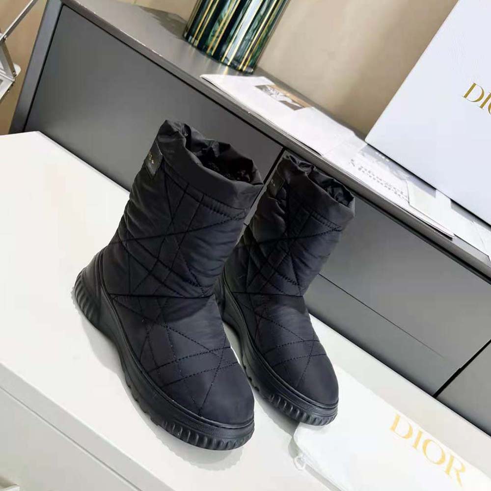 Christian Dior Women's Dior Frost Ankle Boot Black For Women CD