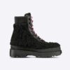 Dior Women Hike Ankle Boot Black Calfskin and Shearling 9 Dior Women Hike Ankle Boot Black Calfskin and Shearling