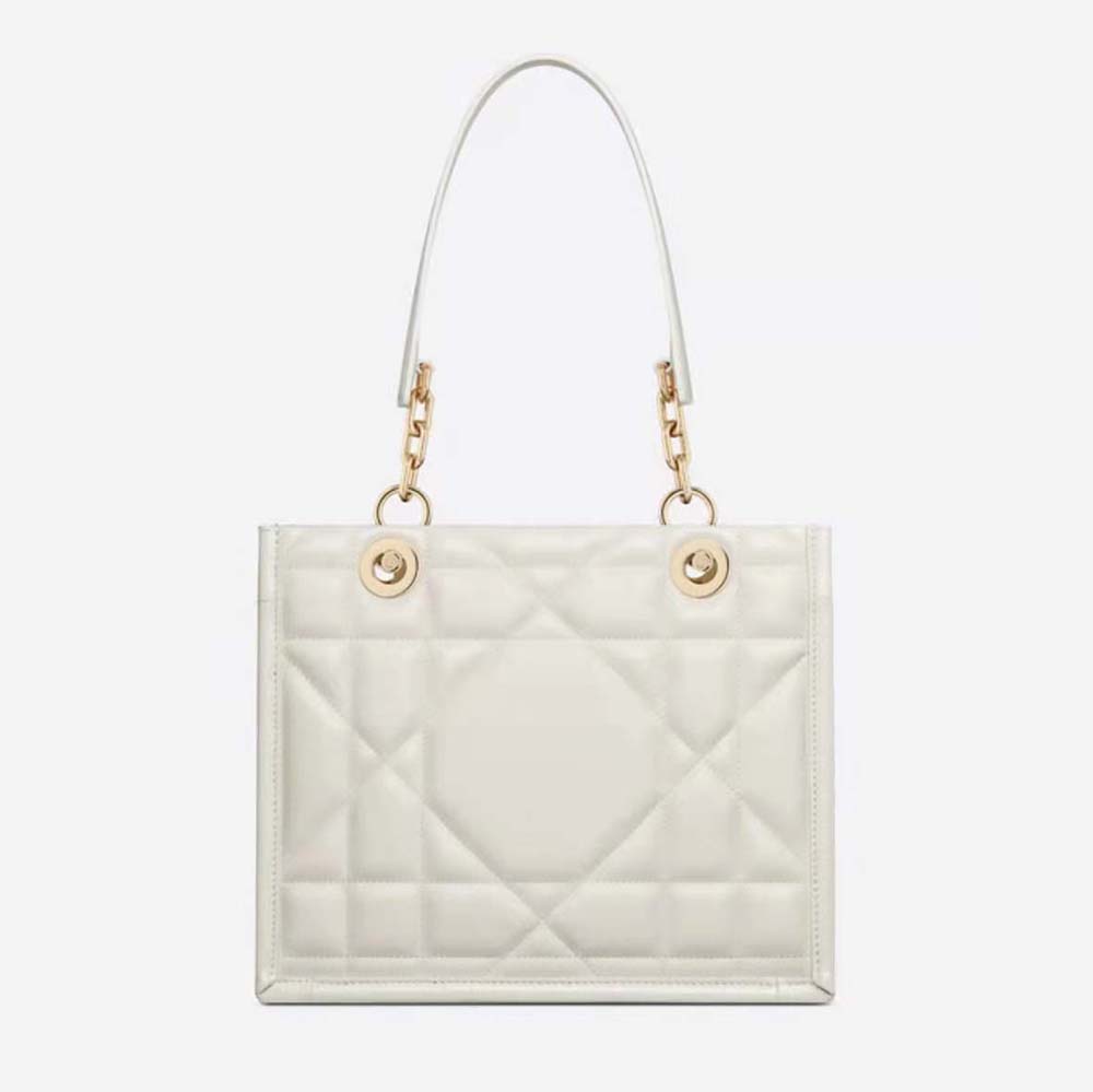 Dior Bobby Bag Medium Latte in Calfskin Leather with Gold-tone - US
