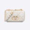Dior Women Small Dior Caro Bag Latte Lucky Star Cannage Lambskin