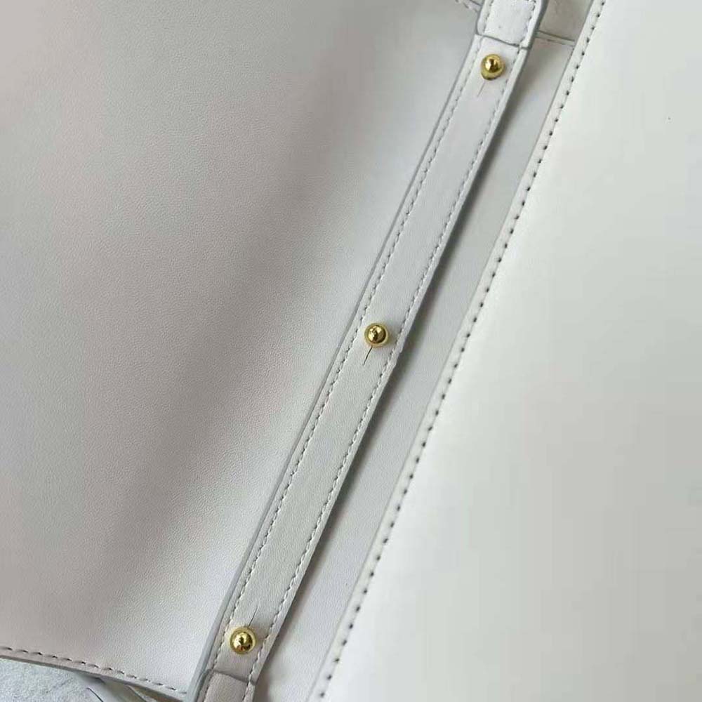 Dolce Gabbana D&G Women Calfskin DG Logo Bag Crossbody Bag-White 8 Dolce Gabbana D&G Women Calfskin DG Logo Bag Crossbody Bag-White - Image 8