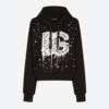 Dolce Gabbana D&G Women Jersey Sweatshirt with DG Logo Print-Black