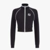 Fendi Women Tech Fabric Sweater Black Tech Fabric Sweater