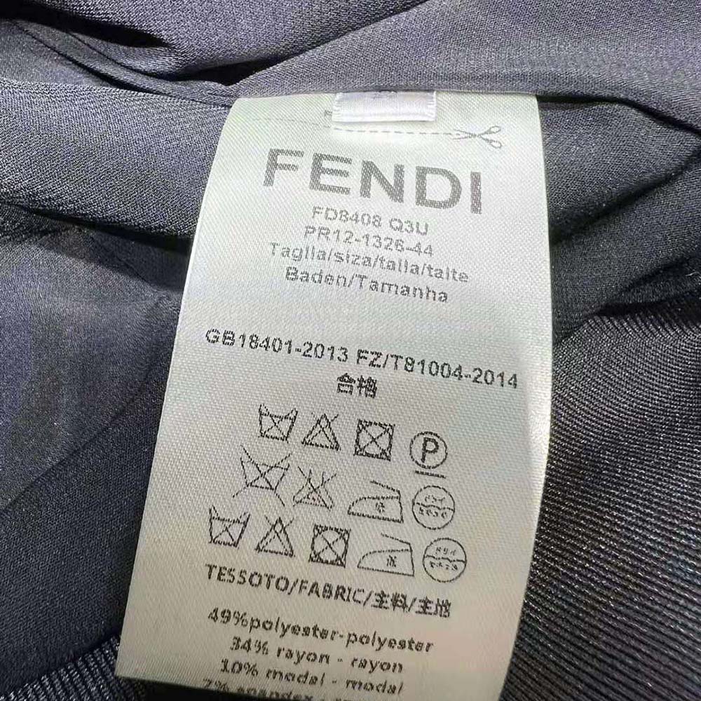 Fendi Women Tech Fabric Sweater Black Tech Fabric Sweater 7 Fendi Women Tech Fabric Sweater Black Tech Fabric Sweater - Image 7
