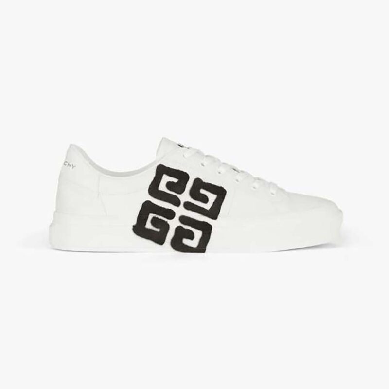 Givenchy Unisex High Sneakers City in 4G JacquardBlack