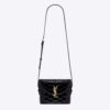 Saint Laurent YSL Women June Box Bag in Quilted Patent Leather