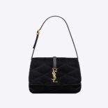 Saint Laurent YSL Women Le 57 Hobo Bag in Quilted Laquered Canvas and Leather