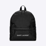 Saint Laurent YSL Women Nuxx Backpack in Nylon-Black