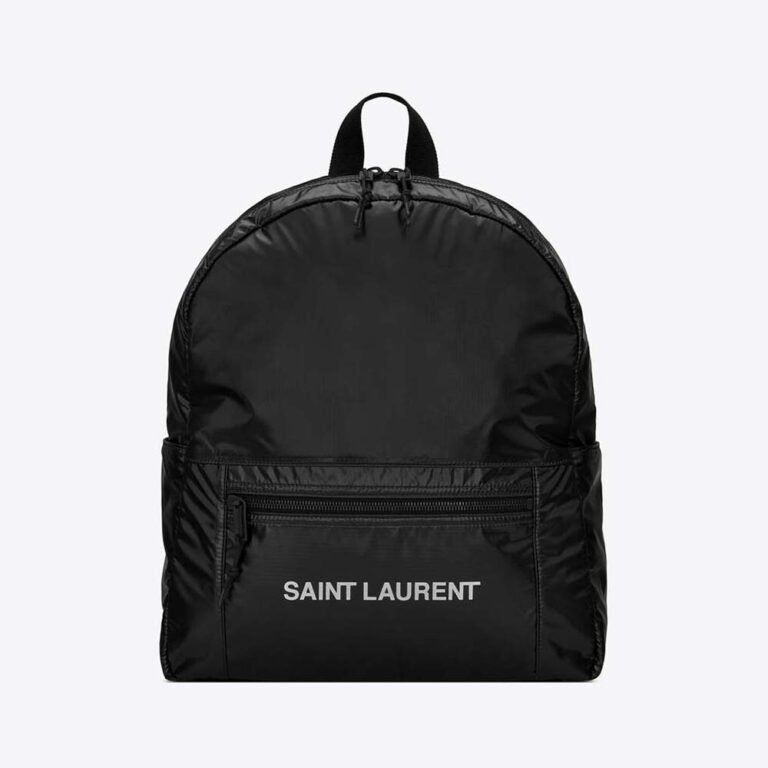 Saint Laurent YSL Men Nuxx Crossbody Bag in NylonBlack