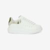 Alexander Mcqueen Women Oversized Sneaker in White/Yellow/Black
