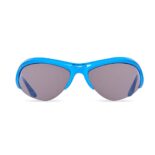 Balenciaga Women Wire Cat Sunglasses in Turquoise-Blue