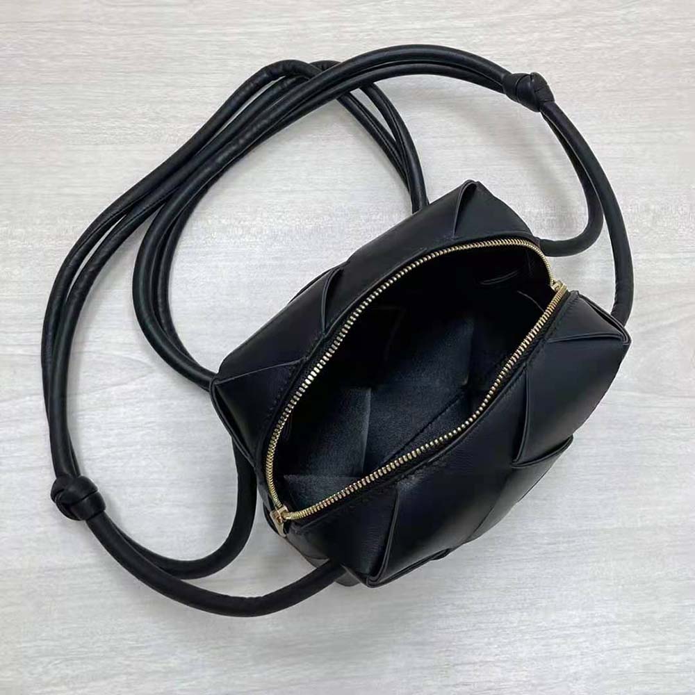 Bottega Veneta Women Mini Cassette Camera Bag-Black 6 Bottega Veneta Women Mini Cassette Camera Bag-Black - Image 6