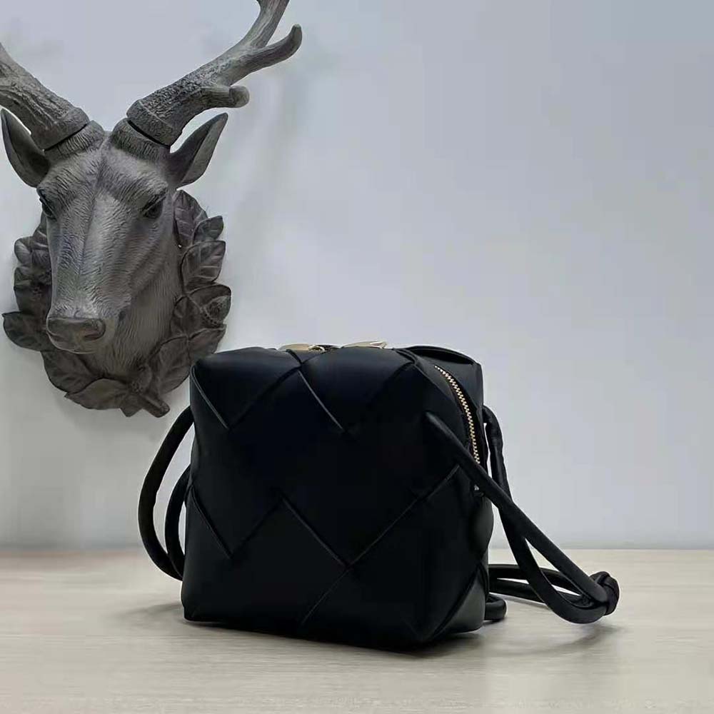 Bottega Veneta Women Mini Cassette Camera Bag-Black 3 Bottega Veneta Women Mini Cassette Camera Bag-Black - Image 3