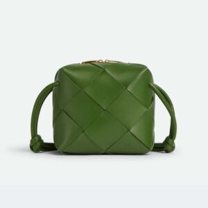Bottega Veneta Women Mini Cassette Camera Bag-Green