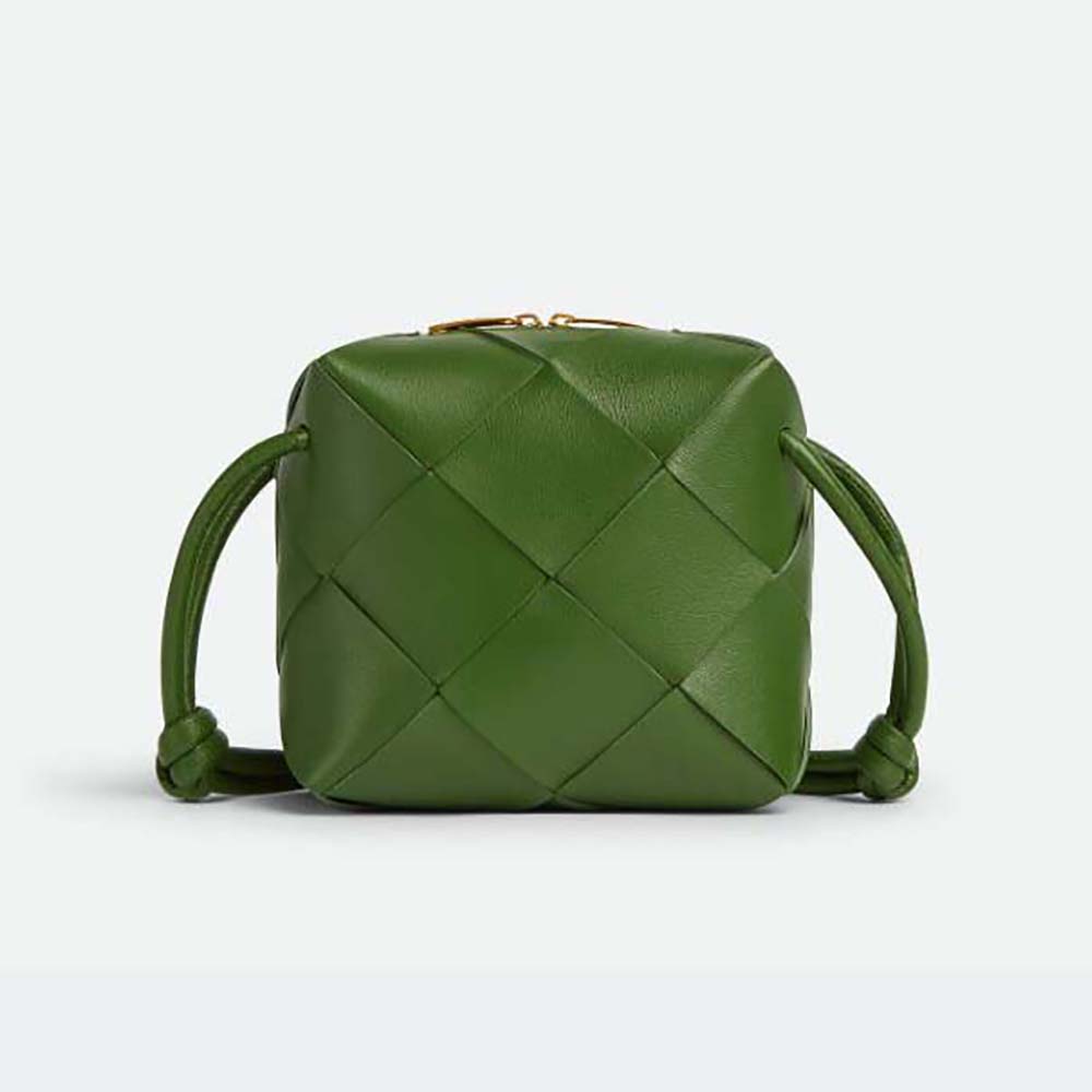 Bottega Veneta Women Mini Cassette Camera Bag Green 0804