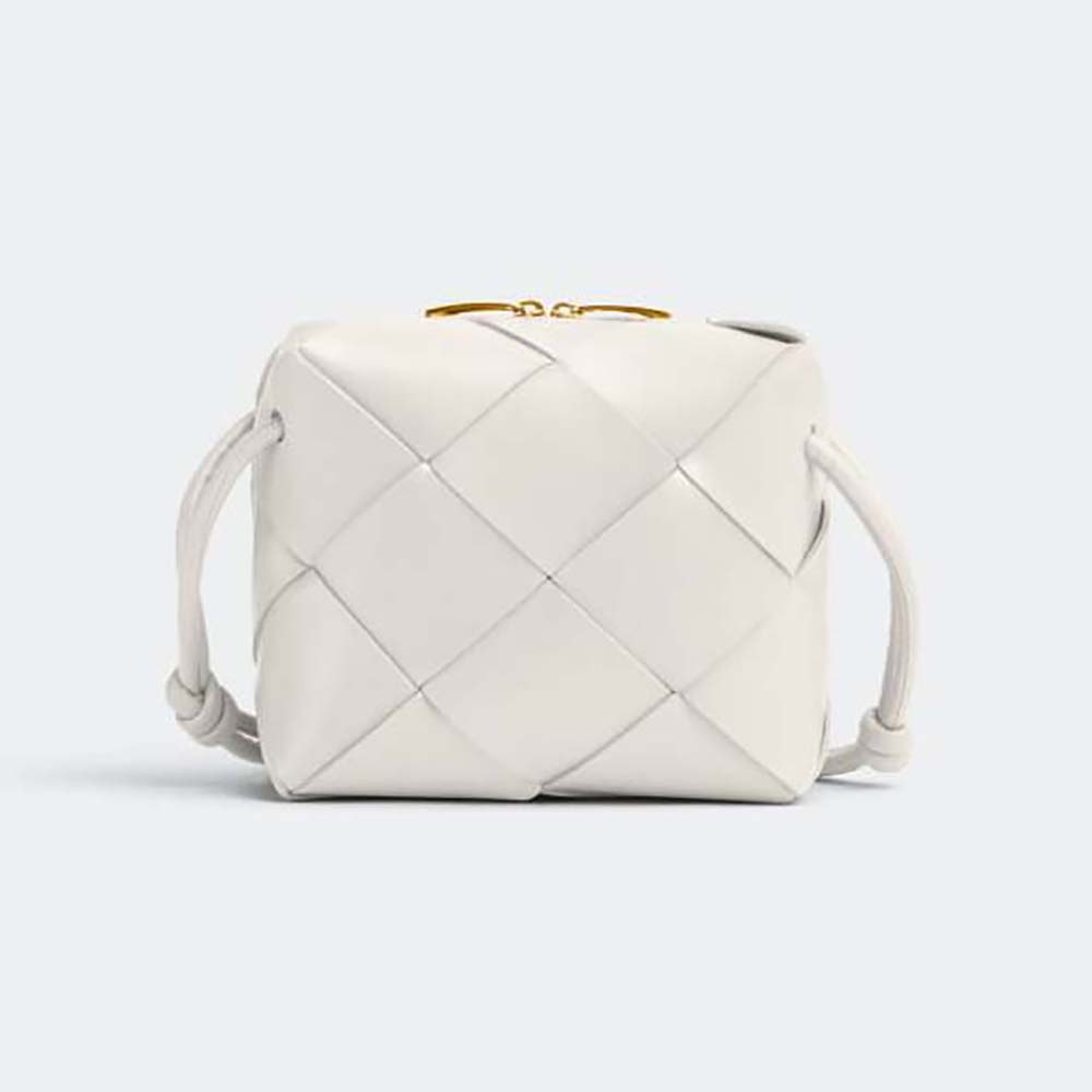 Bottega Women Mini Cassette Camera BagWhite
