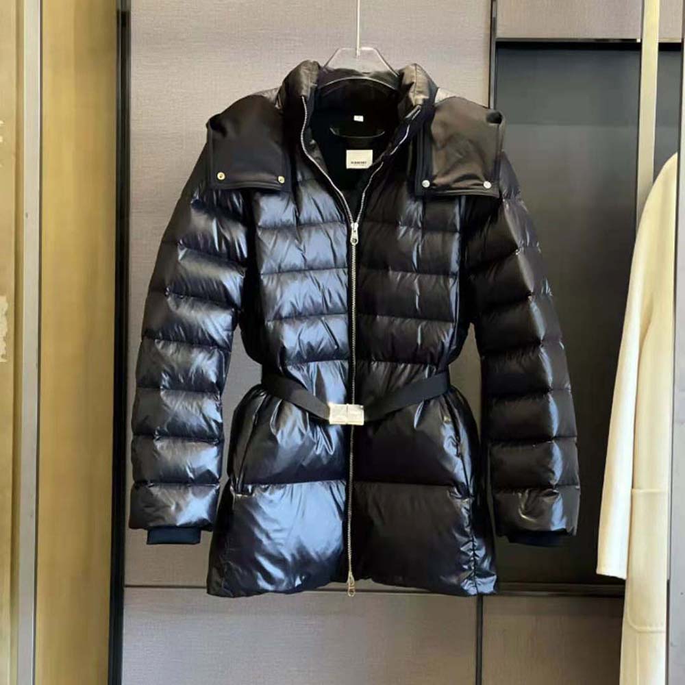 Burberry limehouse outlet belted puffer coat