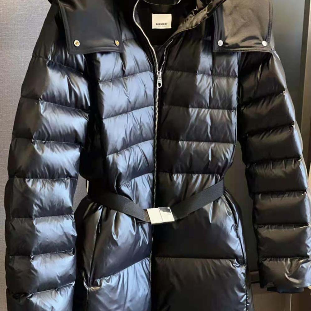 Burberry limehouse outlet belted puffer coat