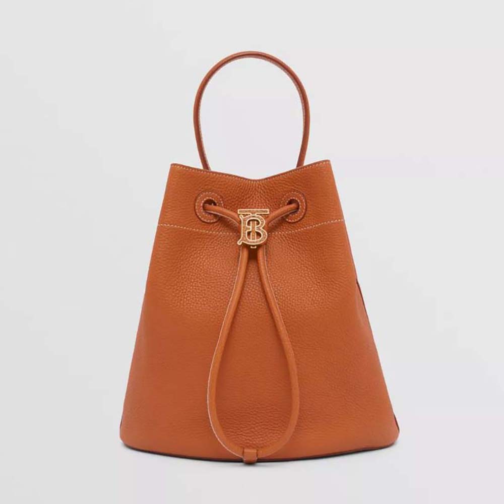 Mini TB Bucket Bag in Vine - Women