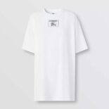 Burberry Women Prorsum Label Cotton T-shirt-White