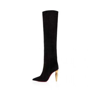 Christian Louboutin Women Lipbotta 100 mm Heel Height-Black